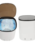 Portable 4.5L Mini Washer With 24W 12V Power, Compact Blue Light Spin Washer For Apartment Living, Camping Life, Or RV Trips On The Go