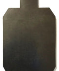 12 Inch Tall IDPA IPSC Pistol Target Plate Beefy Mild Steel Three Eighths Inch Thick, 7 By 12 Inch, Unpainted Metal With Five Eighths Inch Mount Hole, Hanger Style Target Built For 9mm And.45 ACP Practice.