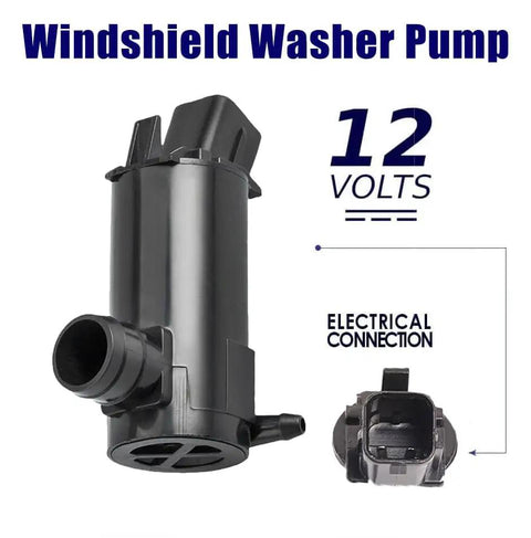 Hyundai Kia Windshield Washer Pump With Grommet Replacement Drop-In Fits Accent Elantra Sonata Tiburon Cadenza Forte Optima