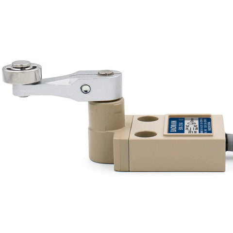 Waterproof SPDT Micro Switch With Side Roller Plunger Sealed IP67 Housing 3 Meter Pre Wired Cable Momentary 5A 250VAC