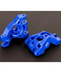 Blue heavy-duty caster blocks from Beefed Up Extreme Heavy Duty Outer Driveline And Suspension Upgrade Kit for RC Trucks