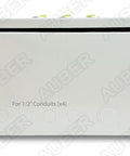 Front view of Powder Coating Oven Control Panel With Light And Fan Control 240V 75A 18000W Heavy Duty Wall Mount Enclosure