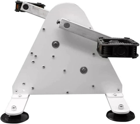 Portable Pedal Powered Generator With Hand Crank 50W 100W Output, side view showing pedals and metal construction