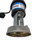 Heavy Duty Workhorse Evaporator Pump For Swamp Coolers 115V Concentric Motor with gray casing and extended power cord.
