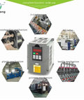VFD Converter 110V Single Phase To 110V Three Phase For Three Phase Motors And Spindles With 0 To 400 Hz Speed Control RS485