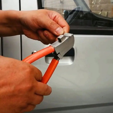 Using Gear Driven Key Cutter Pliers For Direct Flat Key Cutting 0.5 To 0.6 Mm Centerline Front Cutting Locksmith Tool Alloy Construction
