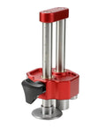 Sheet Metal Roller And Bender, 0 To 100 Degree Angled Bending Tool with red and silver design, single station portable tool