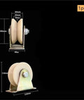 Heavy Duty Nylon V Groove Wheel With Rock Solid Steel Pulley For Sliding Gate Caster And Wire Rope Guide Roller Built Like A Tank For Crane Tracks And Seamless Daily Driver Trolley Cruising with dimensions 100mm height, 46mm width.