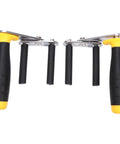 Heavy Duty Multifunction Gypsum Random Ceramic Tile Lifter And Board Carrying Tool With Safety Design Alloy Rubber Construction For Handling Easy Material On Floor, showing ergonomic grips and rubberized handles.
