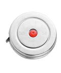 Top Shelf Stainless Steel Tape Measure For Woodworking And Diy Jobs With Dead On One Millimeter Accuracy, compact round design.