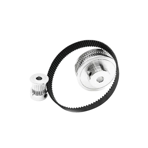 Heavy Duty Htd 5M Timing Pulley Kit With 10T And 20T Gears For Smooth Power Transmission And High Precision Belt Runs Great On Your CNC Project Or DIY Machine Setup, alloy pulleys and belt