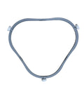 Replacement Inner Ring For Microwave Turntable Glass Plate, features 3 wheels, durable nylon material, top view