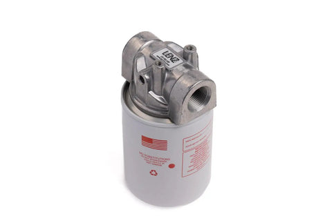 Heavy Duty Spin On Filter Assembly With 10 Micron Filtration 100 PSI Max 20 GPM Flow Rate Three Quarter Inch NPTF Port 15 PSI