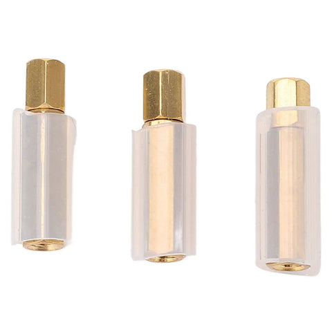 Three acrylic Bahtinov focusing mask posts for telescopes 120-160mm outer diameter, part of astrophotography accessory setup