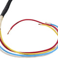 Rugged Replacement Motor And Gearbox For Sdt 1215 Pipe Threading Machine wiring harness with red, blue, yellow, and white wires.