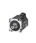 CHUNYE mini servo motor SGM7J-A5A7A6S, black body with silver front plate and shaft, front view