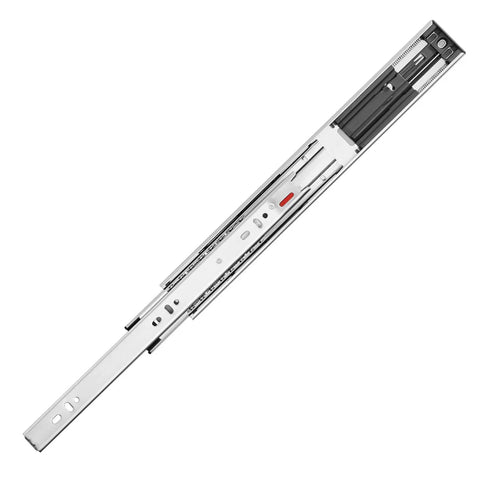 Soft Close Drawer Slides Set 10 Pairs 22 Inch Heavy Duty Full Extension Side Mount Ball Bearing Glides For Kitchen Cabinets And Drawers 100 Pound Load Capacity Pro Grade Quiet Smooth Close, 22in steel slide
