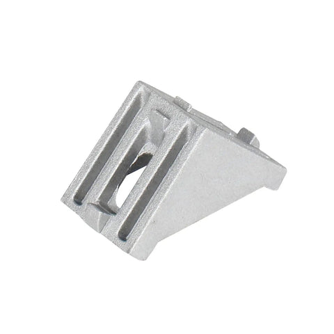 Aluminum L connector from 20 Sets 10 Series Aluminum Extrusion Corner Bracket Kit Pro Grade 1x1 Inch with T Nuts and Stainless Hardware for 1010 Profiles