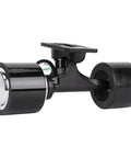 High Efficiency 74mm Single Drive Scooter Hub Motor Kit With Remote Control for electric skateboard, black PU shock absorbing wheel