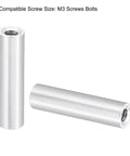 Heavy Duty Aluminum Standoff Spacer Nuts 12 Piece Pack For M3 Bolts Offering Kick Ass Durability With Top Shelf Silver Polish. M3 spacer nuts.