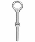 Heavy Duty Lifting Eye Bolt M10x150mm With Nut And Washer Stainless Steel 304 Shoulder Ring Eye Bolt For Hanging Items And Rigging Projects Ideal For Industrial Warehouse Or Home Use With High Load Capacity Corrosion Resistant