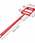 Premium Built Tough Stainless Steel Under Vehicle Fire Suppression Water Spray System For Electric Vehicle Emergency Control And Rust Proof Heavy Duty Road Ready Protection Setup, red measuring tool.