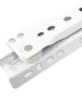 One Piece Bottom Mount Drawer Slide For Cabinets Beefy Powder Coated Metal Roller Slides 17mm Width Heavy Duty Cabinet Hardware