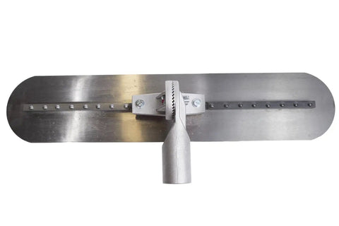 Round End Fresno Concrete Float 36 By 5 Inches, Carbon Steel With Adjustable Thread Bracket, Multi Mount Design, Built Tough