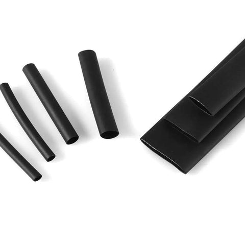 127-Piece Marine Grade Heat Shrink Tubing Kit With 2 To 1 Shrink Ratio Includes 2.0mm 2.5mm 3.5mm 5.0mm 7.0mm 10.0mm And 13.0mm Black Insulation Wrap