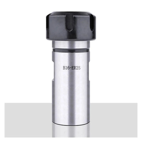 Heavy Duty B10 B12 B16 B18 ER Collet Tool Holder For Lathe And Mill Machine With Jt6 Shank Shaft Rod Extender Replace Drill Chuck Bit Quick Install, B16-ER25 model.