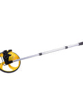 WALFRONT 8 Inch Measuring Wheel with Telescopic Pole for Construction, adjustable aluminum alloy and durable TPR tire.
