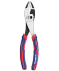 8 Inch Slip Joint Pliers With Large Soft Grip And Rust Prevention Finish For Heavy Duty Grip, 3 Zone Serrated Jaw Forged From High Carbon Steel