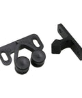 Black Spring Loaded Roller Door Catch Latch 4 Pack, 31 By 32 By 28 Mm Plastic Cabinet Collision Lock, heavy duty hardware set.