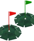 All Direction Golf Putting Cup For Indoor And Outdoor Practice, Durable Metal Core With Soft Felt Surface, Two Cups