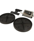 Heavy Duty Going Measuring System Featuring A Rock Solid Digital Distance Counter Paired With Two Durable Half Meter Rolling Wheels.
