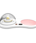 Intelligent Gravity Sensor Coffee Mug Warmer Electric Heated Coaster automatic shut off, unique design, pink and white, functional desk accessory.