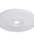 Oakleaf Ceiling Medallion 29 1/8 In Outside Diameter, 3 5/8 In Inner Opening, 1 In Projection, Lightweight DIY Friendly