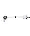 Linear actuator with black motor housing and silver rod for power recliner lifts, KDPT007-10