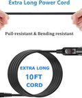 12V Car Power Adapter For NexStar Telescopes And Celestron Mounts with 10 ft extra long pull-resistant cord