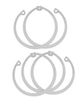 5 Piece Stainless Steel Snap Rings Kit Internal External Circlips Retaining Rings Assortment For DIY And Professional Use