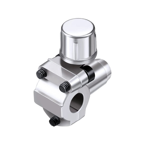 Chinco BPV-31 piercing valve kit in chrome; refrigerator tap valve compatible with 1/4–3/8 in OD pipes.