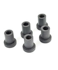 Components of Double Sliding Barn Door Hardware Track Kit In Black Steel For Closet And Interior Doors, Bypass Rolling Set