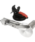 Telescopic Linear Actuator 65 And 39mm Stroke DC Reciprocating Motor Set 11 With 3XLR Connector US 110V Built Tough For High Frequency Use Low Noise Durable Aluminum Alloy Fuselage Powder Metallurgy Build Compact And Versatile Motion, silver actuator with mounting clamp