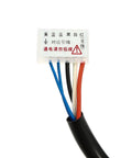 Built To Last Beefed Up Heavy Duty AC 110V 120W Worm Gear Motor With Speed Controller colored wiring detail