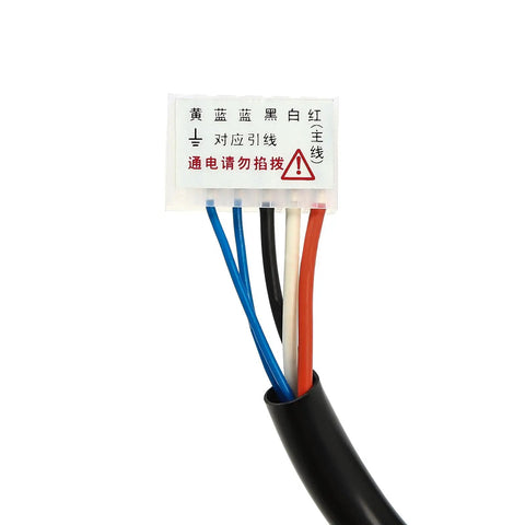 Built To Last Beefed Up Heavy Duty AC 110V 120W Worm Gear Motor With Speed Controller colored wiring detail