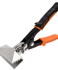 3 Inch Sheet Metal Hand Seamer With Straight Jaw Ergonomic TPR Handle Heavy Duty Metal Bender Pliers