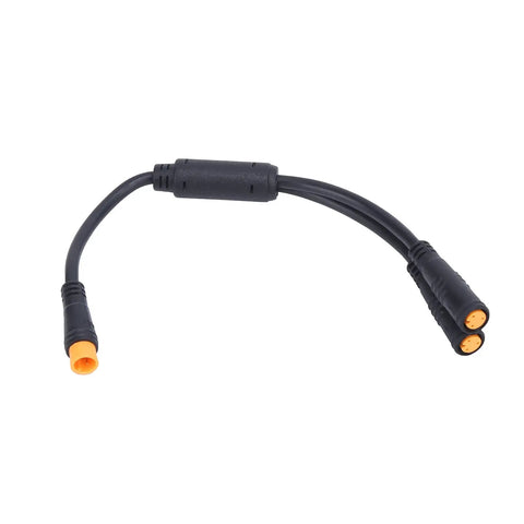 Electric Scooter Y Splitter Cable Adapter With High Current Capacity For Commuters And Urban Riders, 1 To 2 Wire Connector