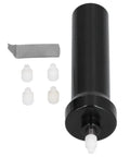 Pro Grade Watch Crystal Removal Tool Kit With Air Pump, One Piece Case Crystal Extraction, 5 Size Fittings, ABS, Stainless Steel