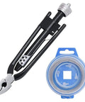 Six Inch Safety Wire Twisting Pliers With Ten Meter 0.5 Mm Steel Wire For Aircraft And Auto Industry Wiring displayed with wire spool