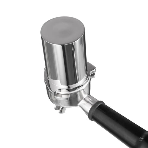 53.4mm Espresso Dosing Cup In 304 Stainless Steel With Grinder Trigger Button Fits 54mm Breville Portafilters Hands Free